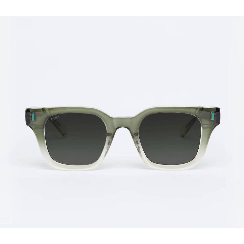 NEW TIWI women's lio square sunglasses in green
